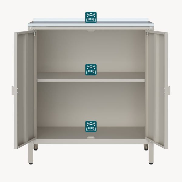 Utomhusskåp Bolognano 92x80x50 cm [casa.pro]