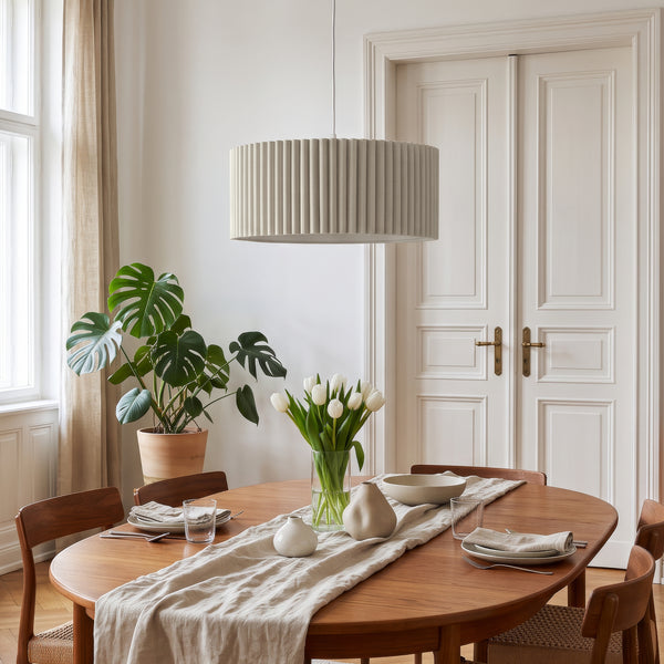Taklampa Kupimi Ø45 cm Beige [lux.pro]