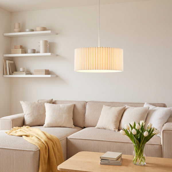 Taklampa Kupimi Ø45 cm Beige [lux.pro]