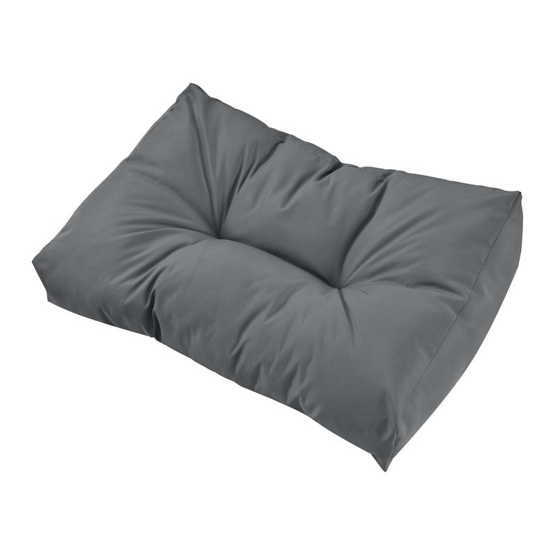 Måttskiss Dyna set till lastpallssoffa/utemöbler 4 sittdynor 6 ryggdynor [en.casa] välj modell