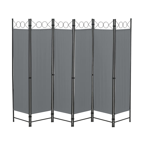 Rumsavdelare Saragossa 6-delad 240x171 cm olika färger en.casa - premiumXL