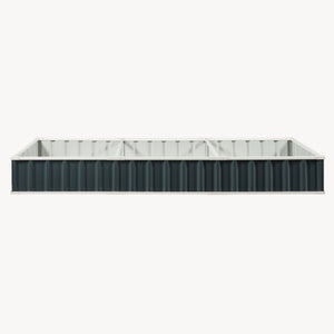 Upphöjd säng Albrandswaard 258x90x30 cm antracit [en.casa]
