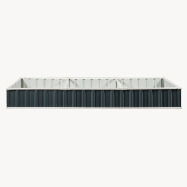 Upphöjd säng Albrandswaard 258x90x30 cm antracit [en.casa]