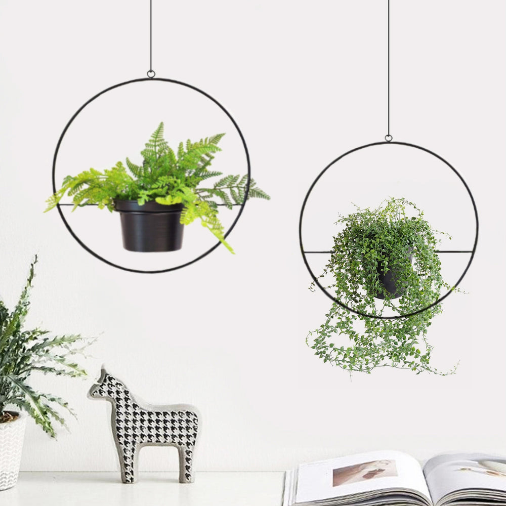 Växthängare Opsterland i 2-pack Svart [en.casa] - premiumXL