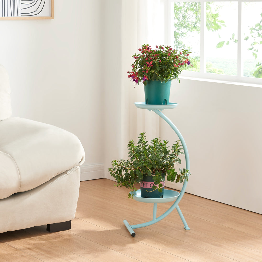 Blomsterställ Aalten 61,5x30x25cm metall [en.casa] - premiumXL