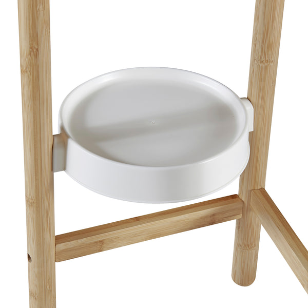 Piedestal Sastamala växtställ bambu vit [en.casa] välj modell
