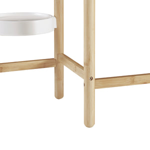 Piedestal Sastamala växtställ bambu vit [en.casa] välj modell