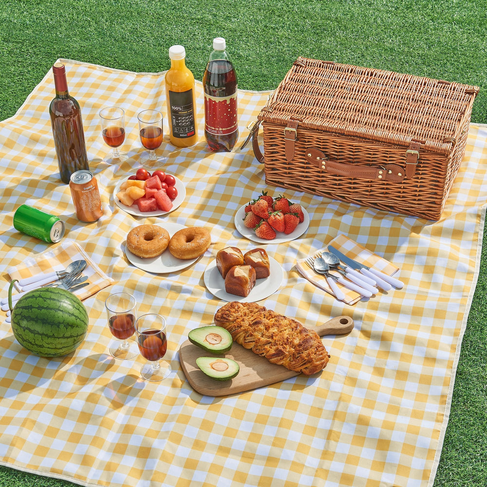 Picknickkorg Brindisi för 4 personer komplett set [casa.pro] - premiumXL