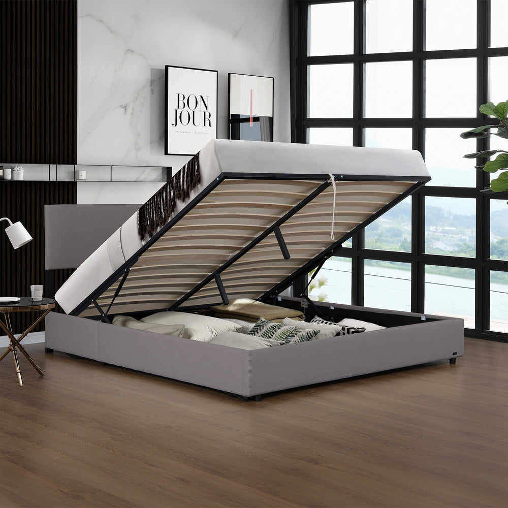 Sängram Juva Cord med ribbotten Corium