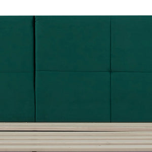 Klädd sängstomme Porvoo inkl. madrass [en.casa] 