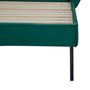 Klädd sängstomme Porvoo inkl. madrass [en.casa] 