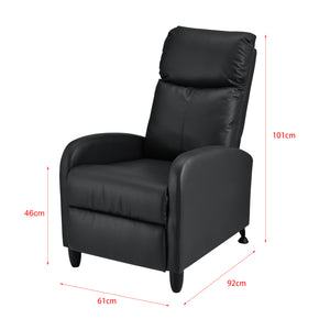 Relax fåtölj Cleo stoppad sitshöjd46cm metall svart justerbar rygg [en.casa] välj modell