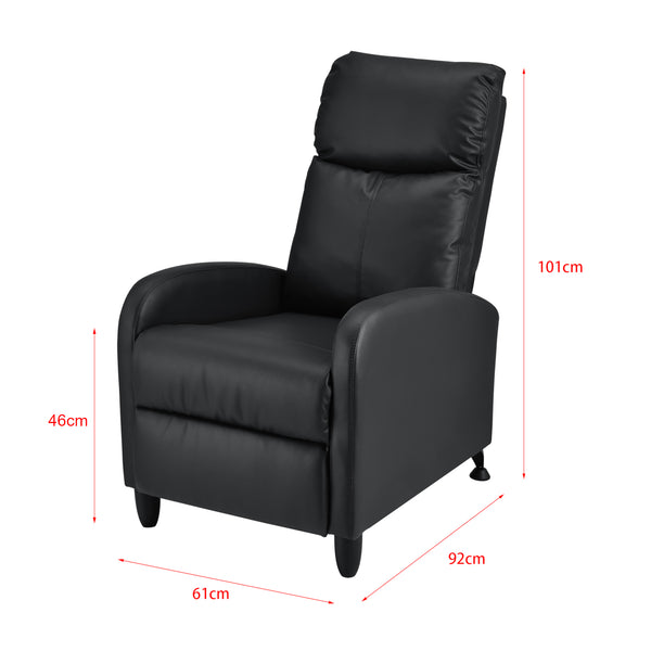 Relax fåtölj Cleo stoppad sitshöjd46cm metall svart justerbar rygg [en.casa] välj modell