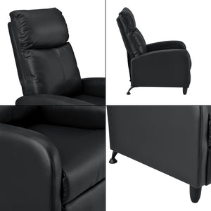 Relax fåtölj Cleo stoppad sitshöjd46cm metall svart justerbar rygg [en.casa] välj modell