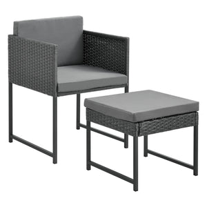 Loungeset Tarragona plats för 8 personer konstrotting [en.casa]® välj modell
