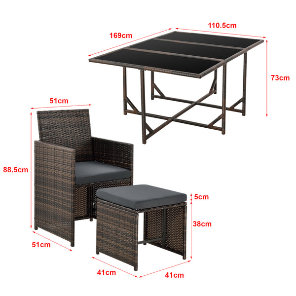Matgrupp Laredo utomhus loungegrupp [en.casa] välj modell