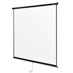 Projektorduk Projektorskärm 113 tum/287 cm 213x216x6cm HD/3D PVC beläggning Gain 1,1 [in.tec]