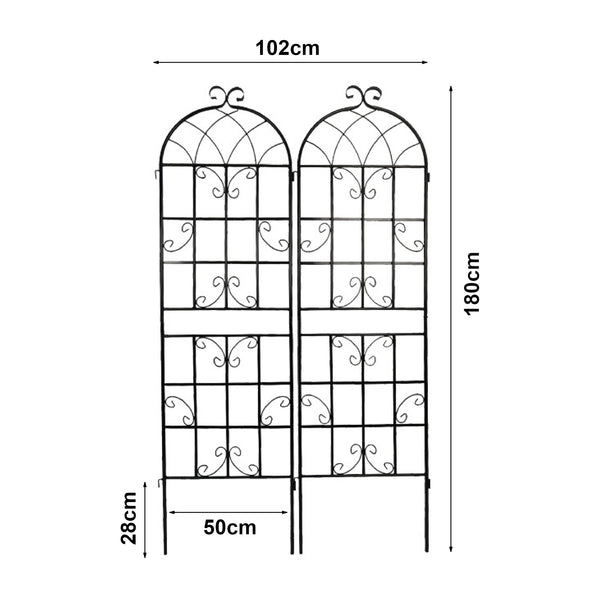 Trellis Barrea set om 2 [casa.pro]