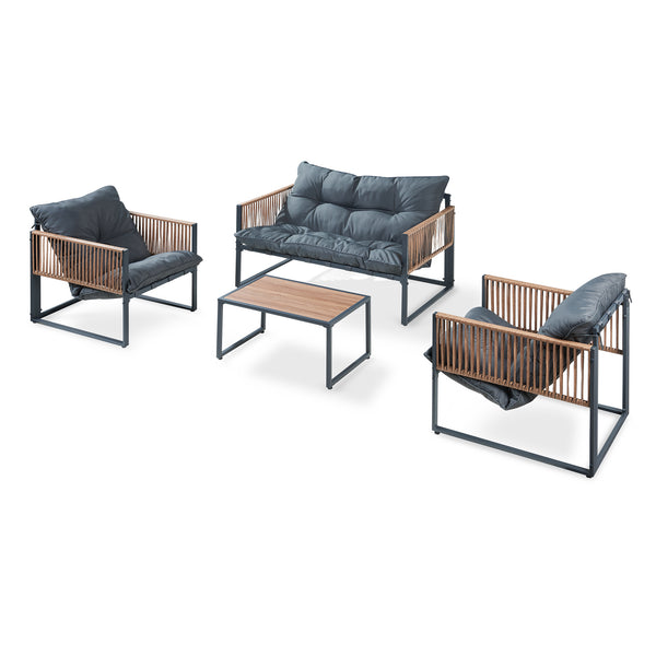Loungeset Karg 4-del. [casa.pro]