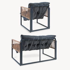 Loungeset Karg 4-del. [casa.pro]