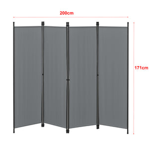 Rumsavdelare Huesca 4-delad 200x171 cm olika färger en.casa