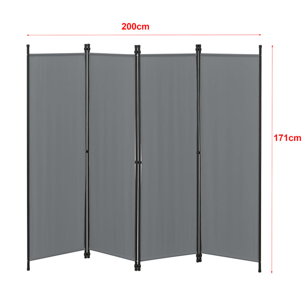 Rumsavdelare Huesca 4-delad 200x171 cm olika färger en.casa