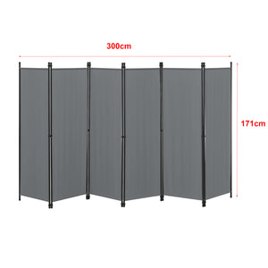 Rumdelare Huesca 6-delad 300x171 cm olika färger en.casa