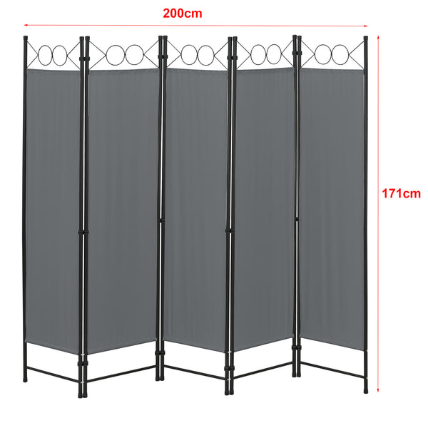 Rumdelare Saragossa 5-delad 200x171 cm olika färger en.casa