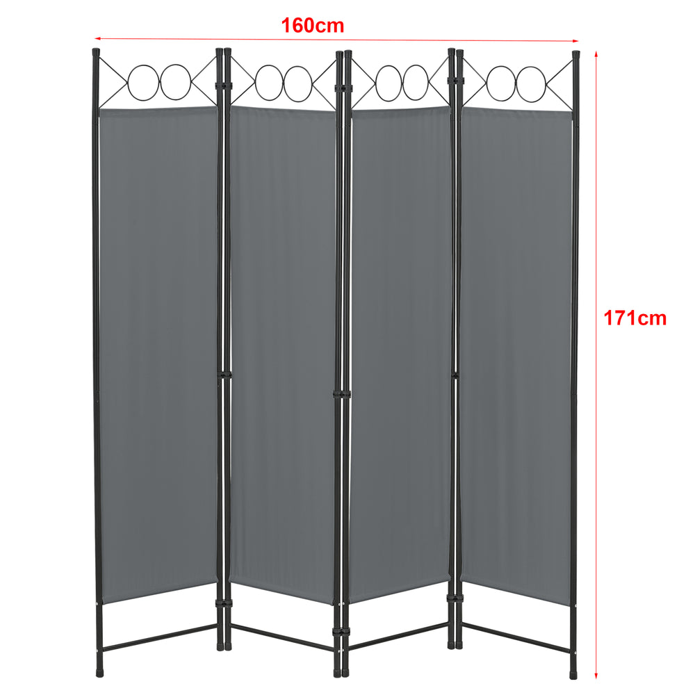 Rumsavdelare Saragossa 4 - delad 160x171 cm olika färger en.casa - premiumXL