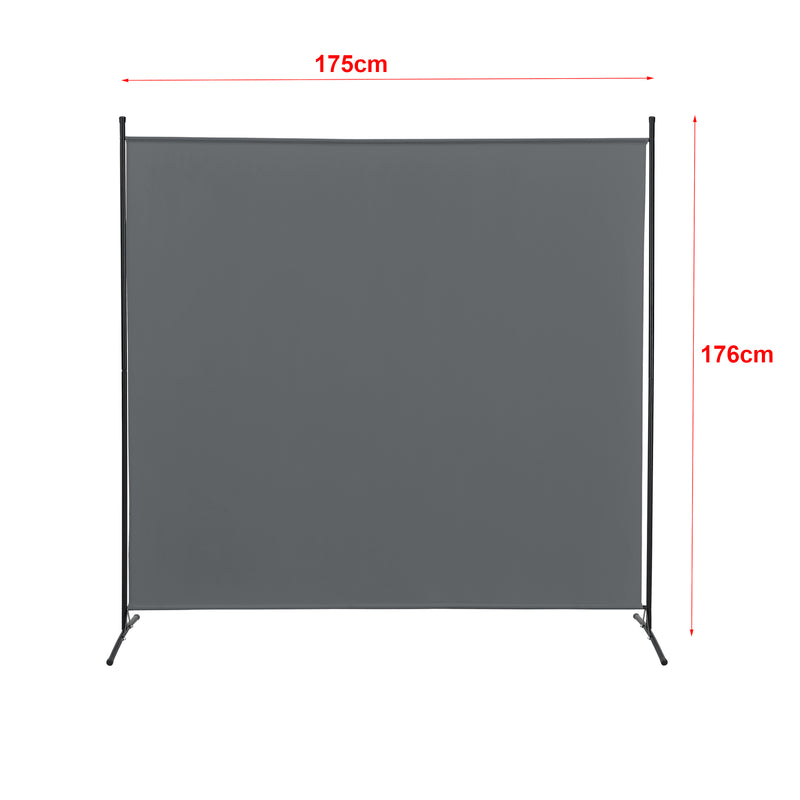 Måttskiss Rumsavdelare Tarazona 176x175cm i olika färger en.casa