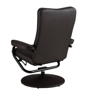 Relax fåtölj Lohja med fotpall ställbart ryggstöd 108x79x77cm metall [en.casa] välj modell