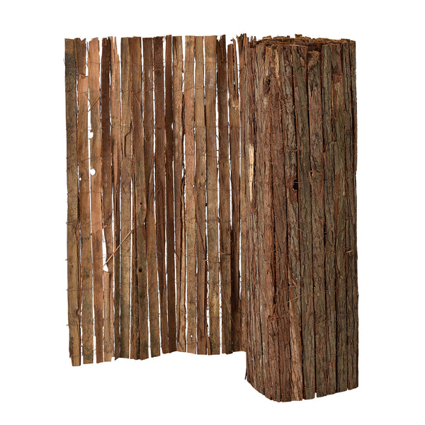 Pilstaket/Barkstaket insynsskydd miljövänlig vind och solskydd i olika mått [casa.pro]