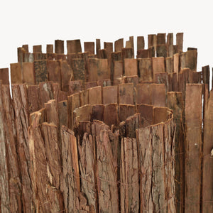 Pilstaket/Barkstaket insynsskydd miljövänlig vind och solskydd i olika mått [casa.pro]