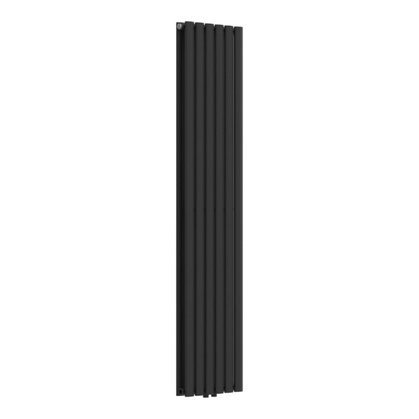 Design rörradiator Nore svart 160x36cm dubbelt lager 1198W [neu.haus]
