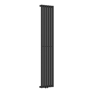 Design rörradiator Nore svart 160x36cm enkelradig 636W [neu.haus]
