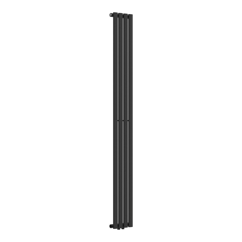 Designrörsradiator Nore Black 180x24cm Enkelt lager 484W [neu.haus]