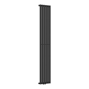 Designrörsradiator Nore Black 180x36cm Enkelt lager 707W [neu.haus]