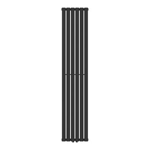 Designrörsradiator Nore Black 180x36cm Enkelt lager 707W [neu.haus]