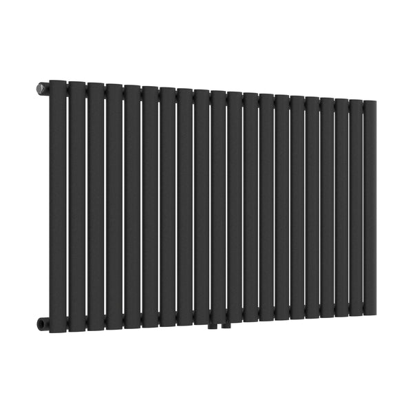 Designrörsradiator Nore Black 60x120cm Enkelt lager 857W [neu.haus]