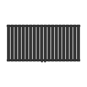 Designrörsradiator Nore Black 60x120cm Enkelt lager 857W [neu.haus]