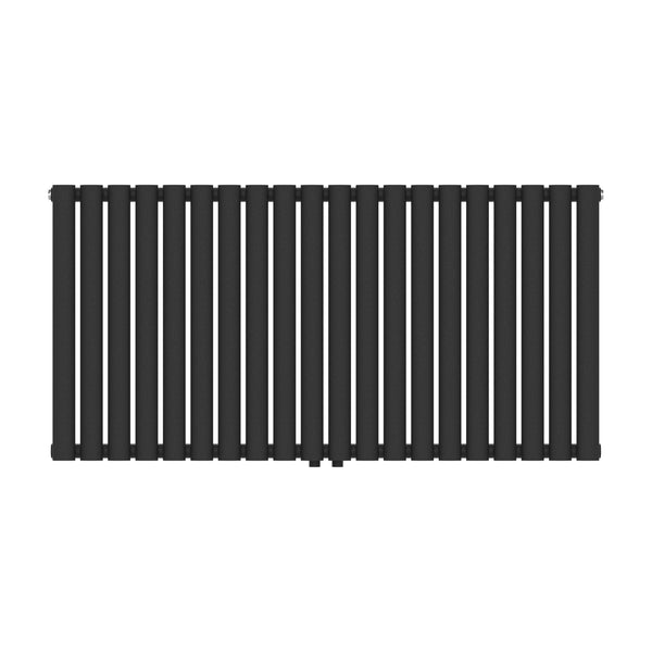 Designrörsradiator Nore Black 60x120cm Enkelt lager 857W [neu.haus]