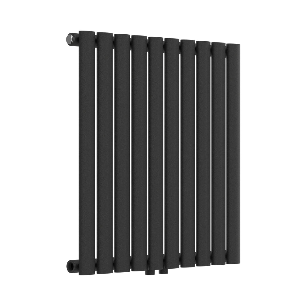 Design rörradiator Nore Black 60x60cm Enkelt lager 449W [neu.haus]