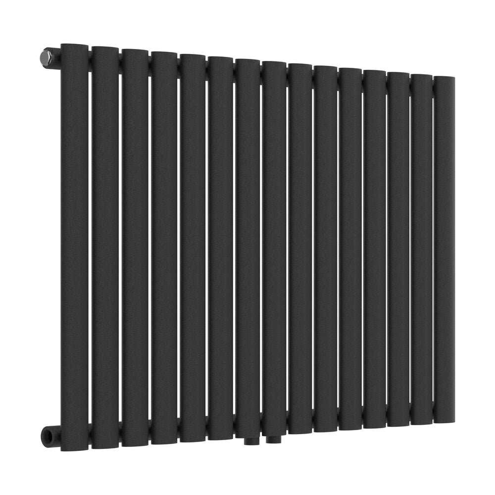 Design rörradiator Nore Black 60x90cm Enkelt lager 653W [neu.haus]
