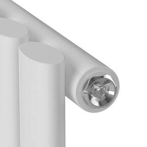 Design rörradiator Nore Vit 160x24cm Enkelrad 438W [neu.haus]
