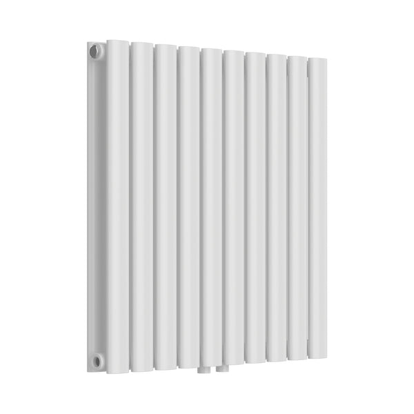 Design rörradiator Nore Vit 60x60cm Dubbellager 800W [neu.haus]