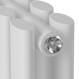 Design rörradiator Nore Vit 60x60cm Dubbellager 800W [neu.haus]