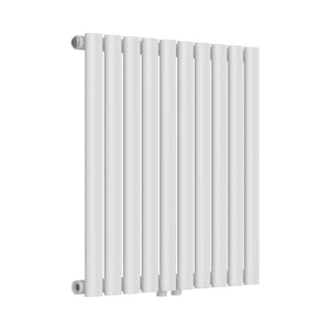 Design rörradiator Nore Vit 60x60cm Enkelt lager 449W [neu.haus]