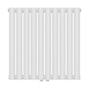 Design rörradiator Nore Vit 60x60cm Enkelt lager 449W [neu.haus]