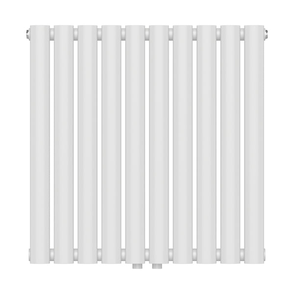 Design rörradiator Nore Vit 60x60cm Enkelt lager 449W [neu.haus]