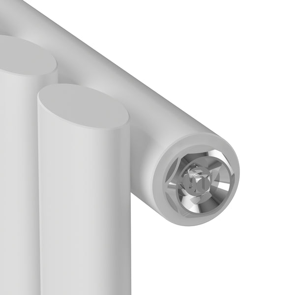 Design rörradiator Nore Vit 60x60cm Enkelt lager 449W [neu.haus]